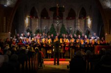 Jacobuskerk Enschede: Zes-Koren-Kerstconcert | Za 23 december 2014 | Foto: Martin Kok